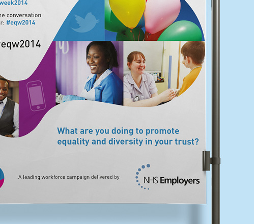 NHS Confederation diversity and human rights Poster zoom