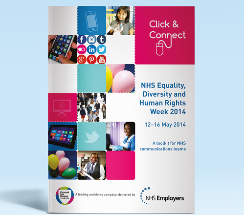 Diversity Kit Brochure front cover that we designed for NHS Confederation