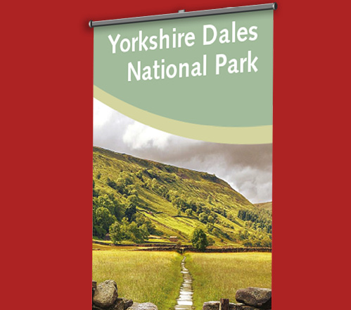 Yorkshire Dales National Park banner stand