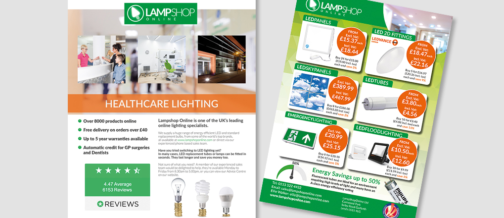 Lampshop Flyer